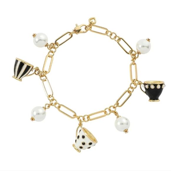 Alice in Wonderland Tea Cup Bracelet - Picture 1 of 7